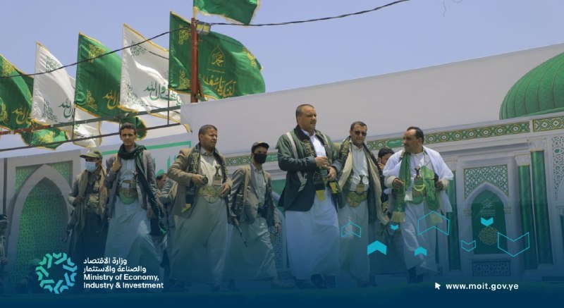 القائم بأعمال وزير الاقتصاد يتفقد تجهيزات الساحة المركزية للمولد النبوي الشريف في عمران